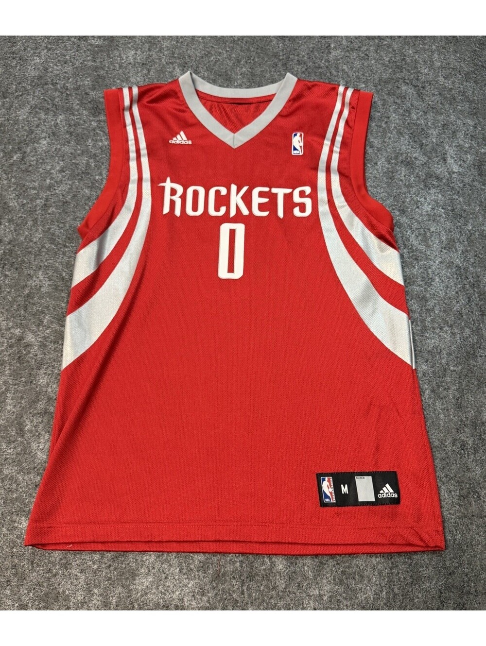 Adidas Houston Rockets Aaron Brooks #0 Swingman Jersey Men’s M Red NBA